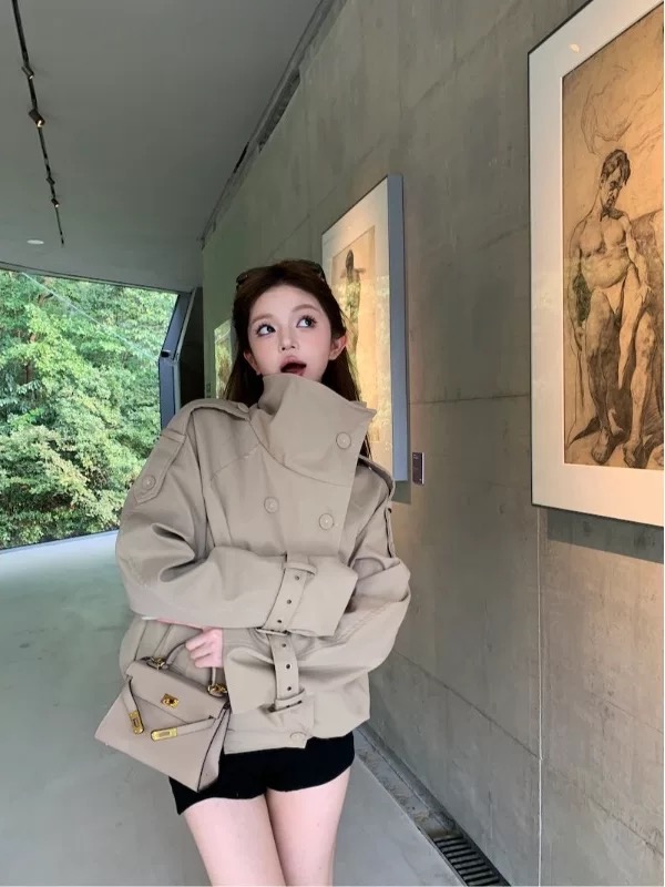 Rosebud trench coat COA168 images